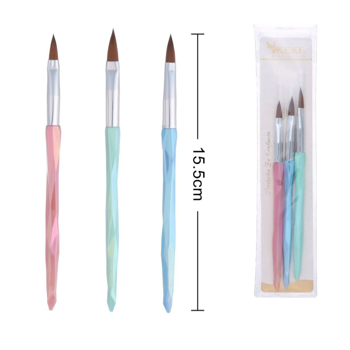 Set de pinceles para acrílico