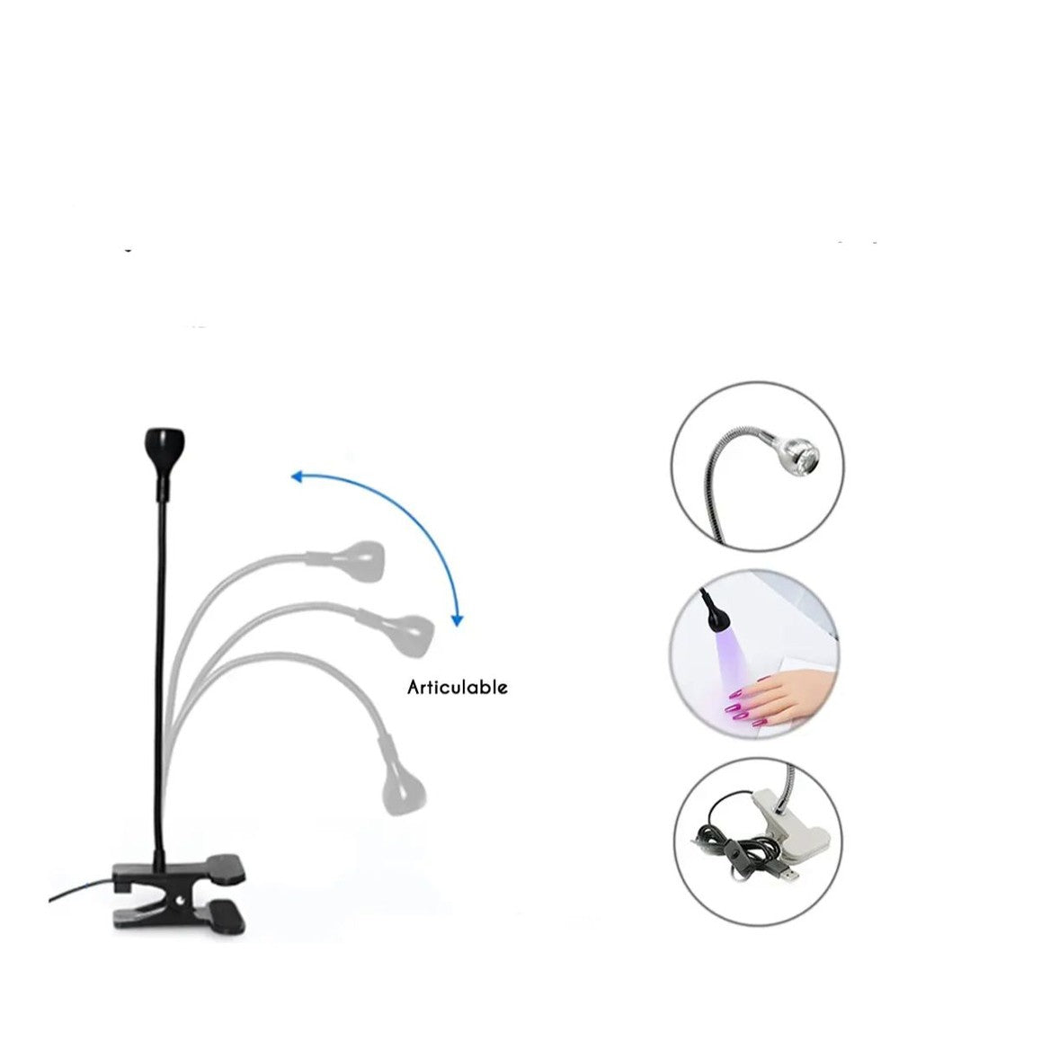 Lámpara Soft gel Con Sujetador para precurado 3 WATTS
